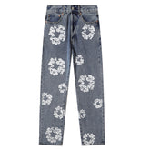 Floral Wreath Jeans