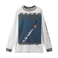 Saint Michael Going Up Rocket Vintage Washed Long Sleeve