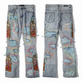 Stained Glass Flare Jeans