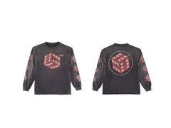 Saint Michael Dice Graphic Washed Long Sleeve