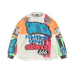 Saint Michael Motocross Racing Vintage Long Sleeve