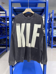 Saint Michael KLF Cream Graphic Washed Long Sleeve