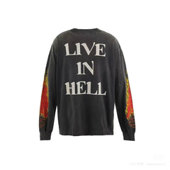 Saint Michael Live In Hell Fire Vintage Long Sleeve