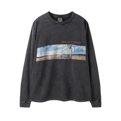 Saint Michael Desert Landscape Vintage Washed Long Sleeve