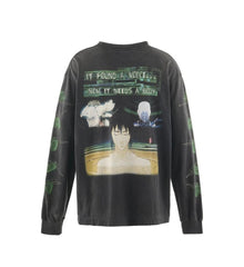 Saint Michael Ghost Angel Vintage Long Sleeve