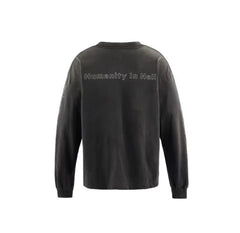 Saint Michael Devil Cartoon Cross Vintage Long Sleeve