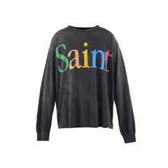 Saint Michael Multicolor Saint Logo Washed Long Sleeve