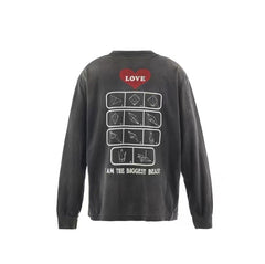 Saint Michael Love Heart Vintage Long Sleeve