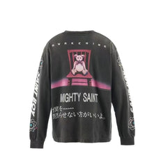 Saint Michael Anime Portrait Vintage Long Sleeve