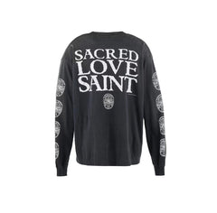 Saint Michael Sacred Love Saint Portrait Washed Long Sleeve