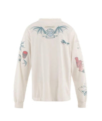 Saint Michael Tattoo Art Vintage Long Sleeve