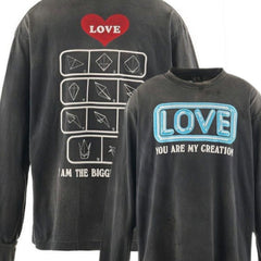 Saint Michael Love Heart Vintage Long Sleeve