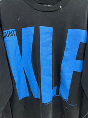 Saint Michael KLF Blue Graphic Washed Long Sleeve
