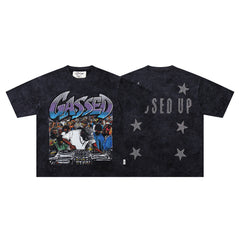 BKYS Vintage DJ Crowd Rhinestone Tee