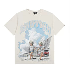 MIXED EMOTION Beach‑Cherub Graphic Tee