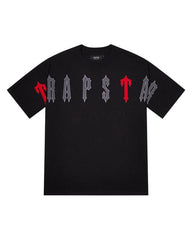 Trapstar Arch Chenille Decoded 2.0 T-Shirt – Black &Red
