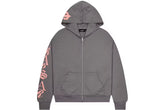 Trapstar Script 2.0 Hoodie grey pink