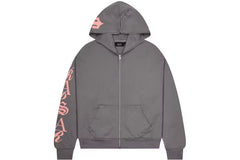 Trapstar Script 2.0 Hoodie grey pink