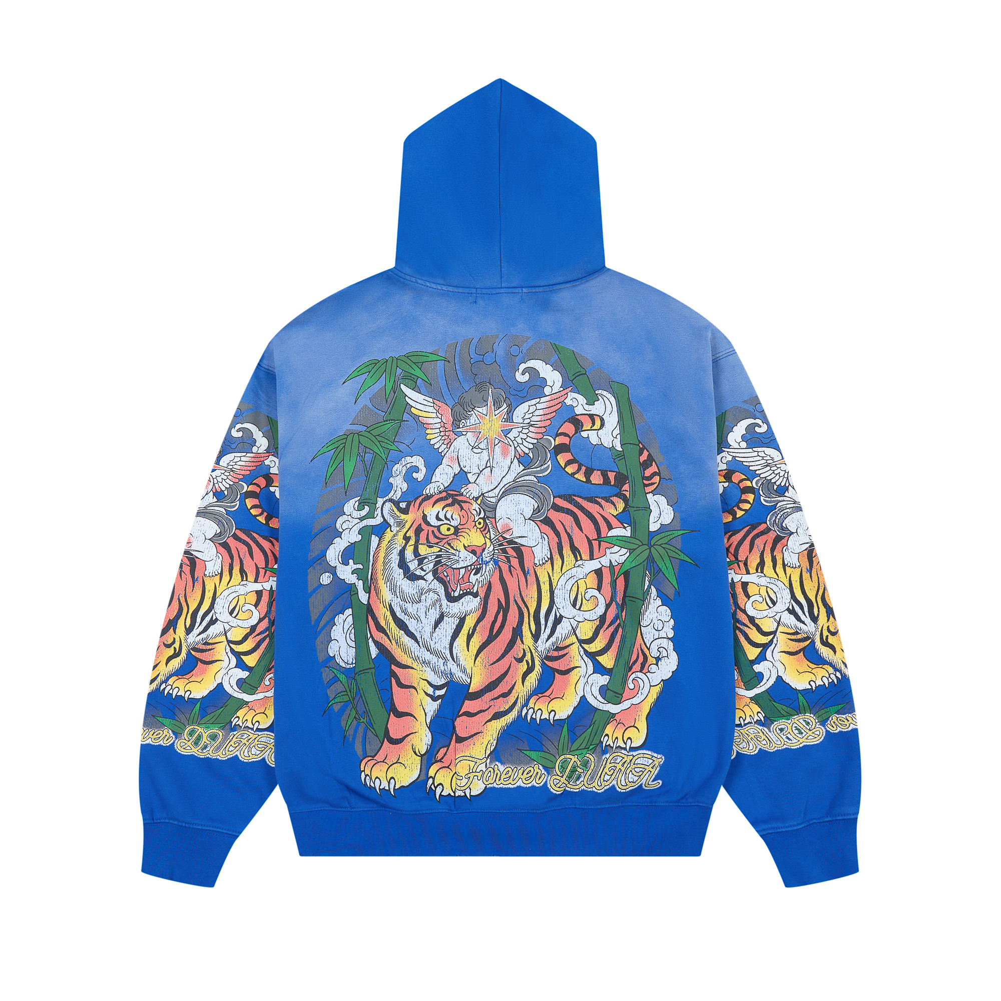 DUAA Angel Tiger Vintage Hoodie