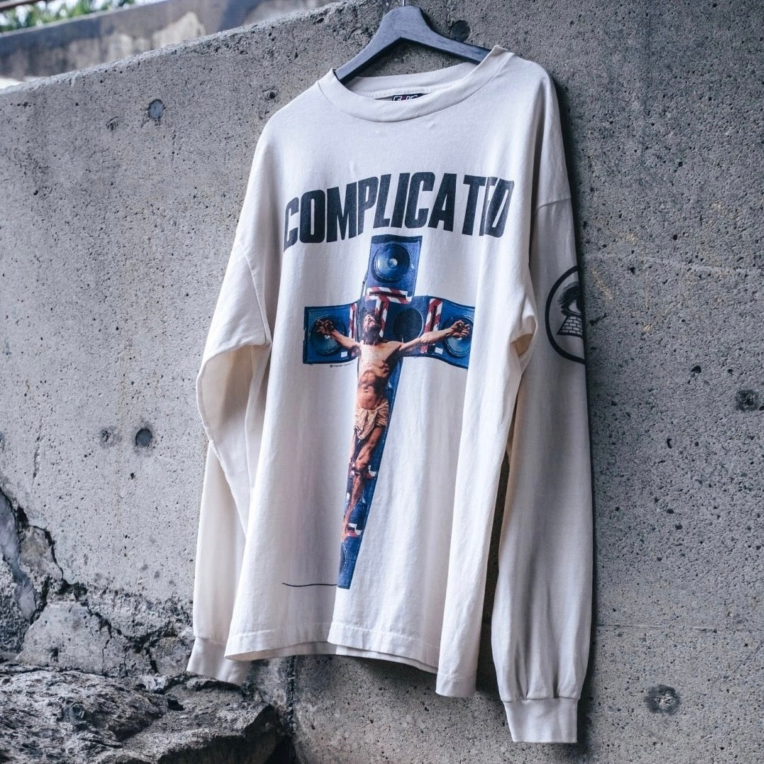 Saint Michael Complicated Cross Vintage Washed Long Sleeve
