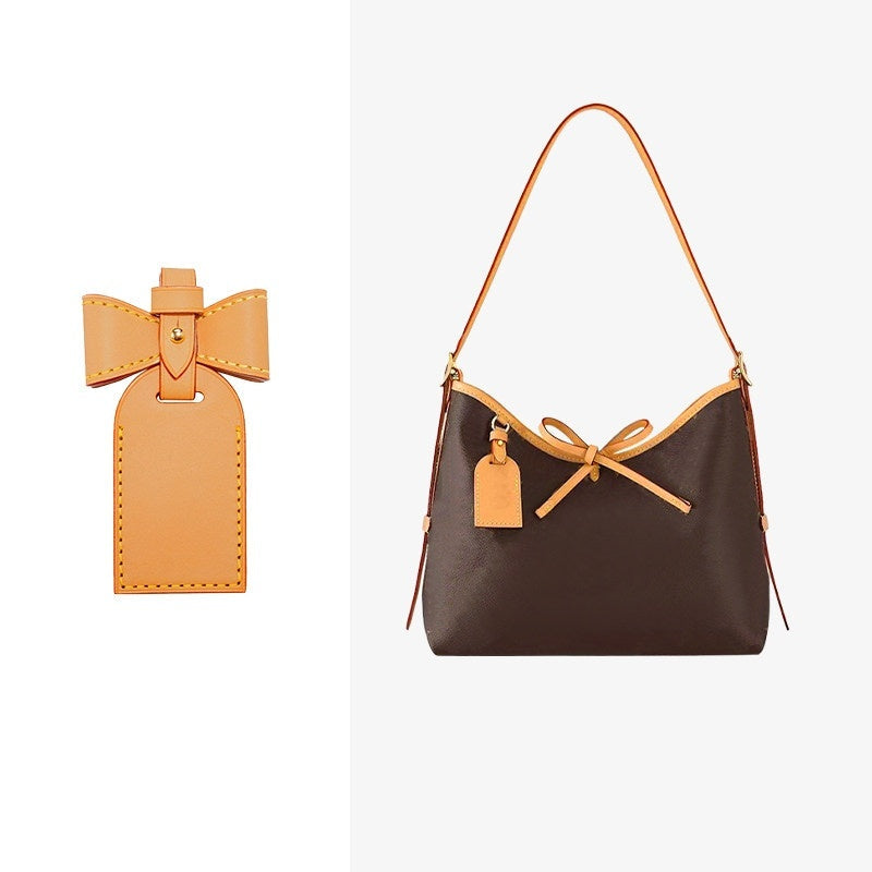 Bow Leather Luggage Tag and Clochette Replacement