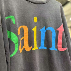 Saint Michael Multicolor Saint Logo Washed Long Sleeve