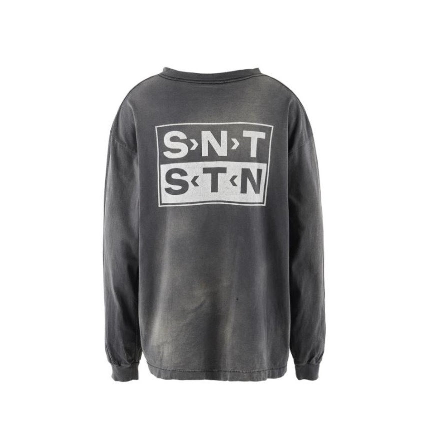 Saint Michael Saint Logo Vintage Washed Long Sleeve