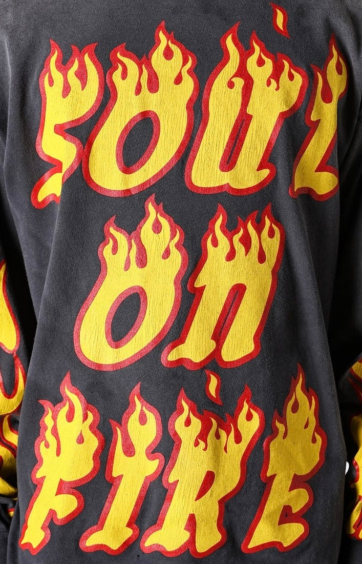 Saint Michael Soul On Fire Vintage Long Sleeve