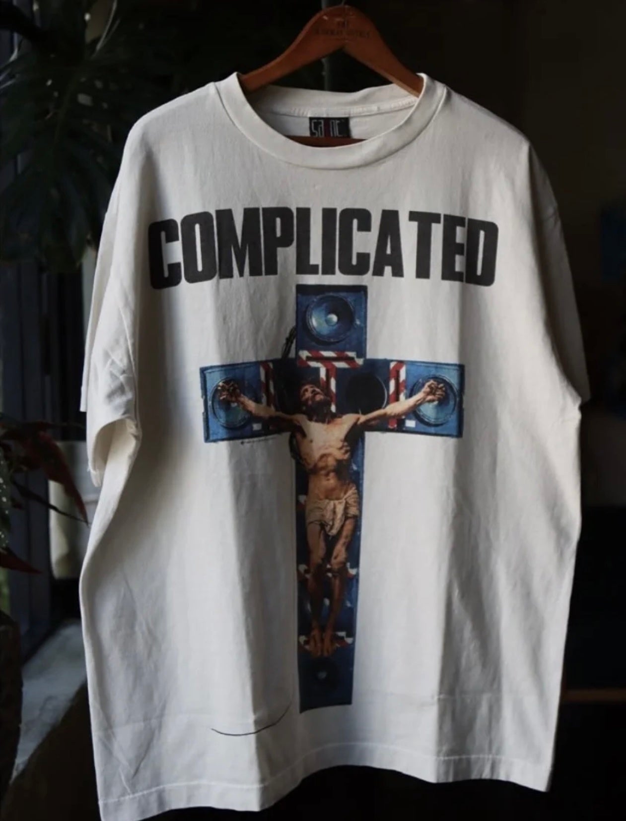 Saint Michael Complicated Cross Vintage Washed Long Sleeve