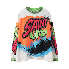 Saint Michael Saint Force Graffiti Vintage Washed Long Sleeve