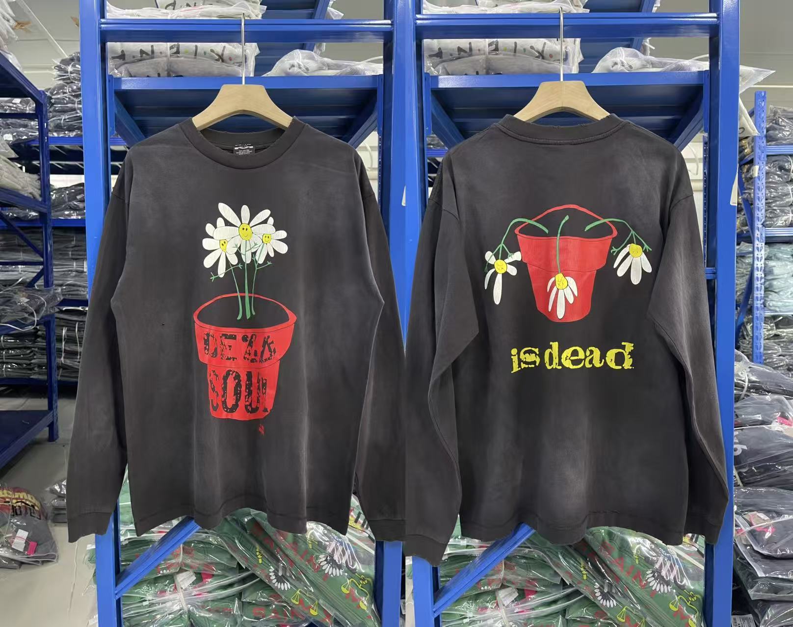 Saint Michael Dead Soul Daisy Washed Long Sleeve