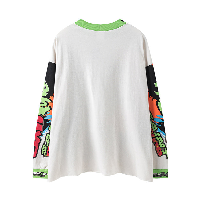 Saint Michael Saint Force Graffiti Vintage Washed Long Sleeve