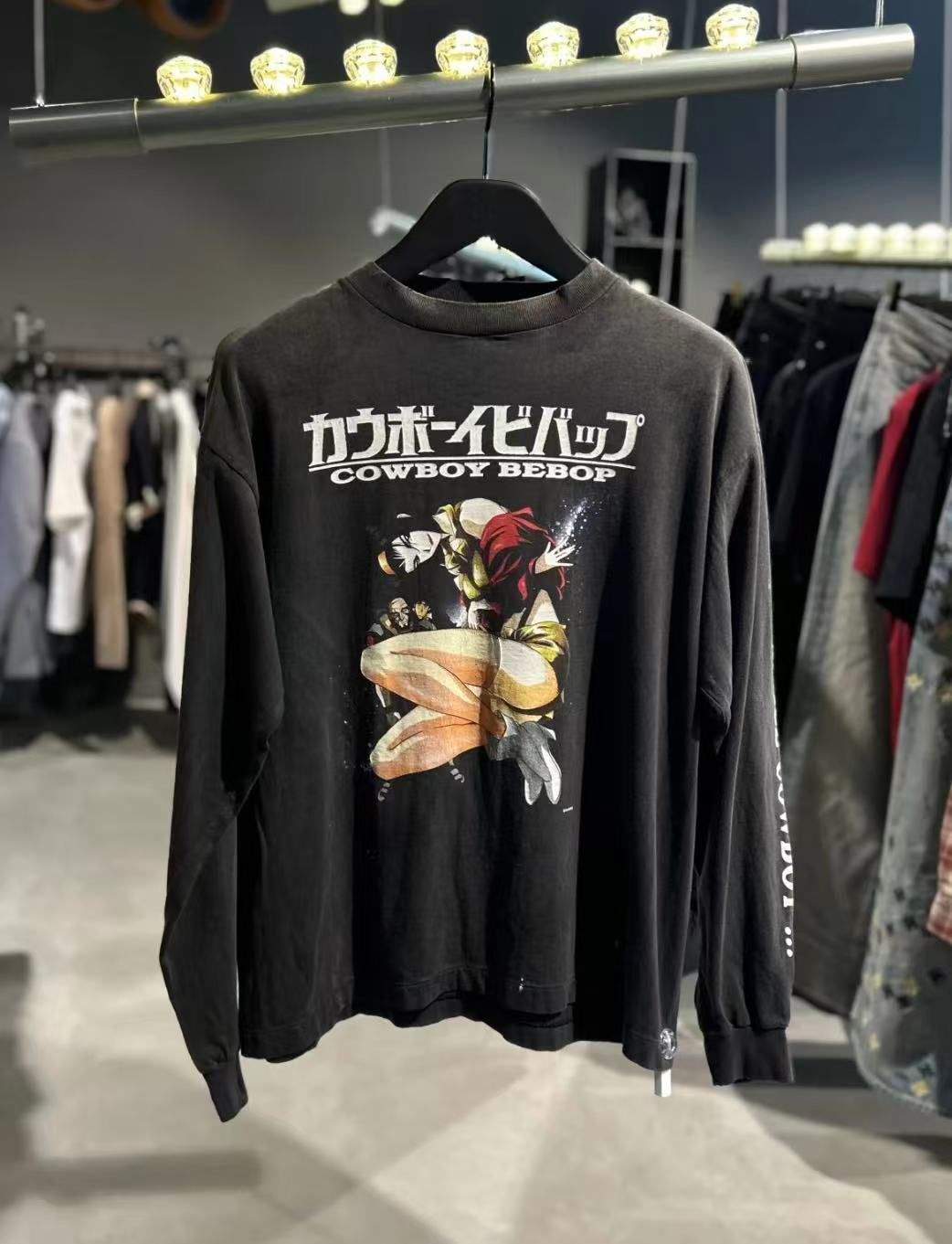 Saint Michael FBA Anime Photo Washed Long Sleeve