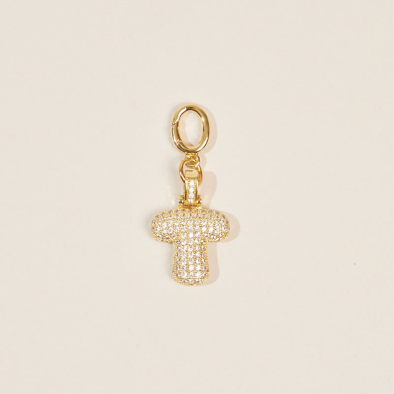 Monogram Letter Bag Charm