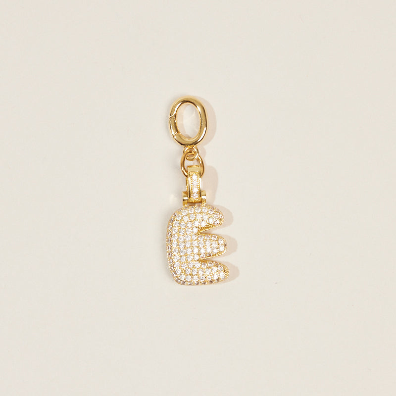 Monogram Letter Bag Charm