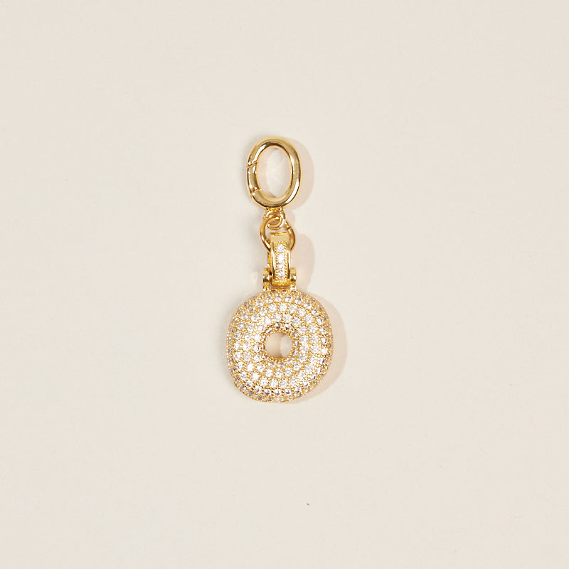 Monogram Letter Bag Charm