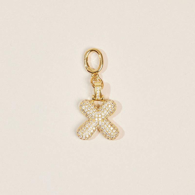 Monogram Letter Bag Charm