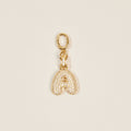 Monogram Letter Bag Charm
