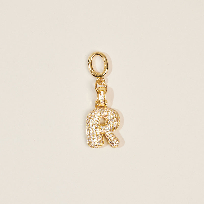 Monogram Letter Bag Charm