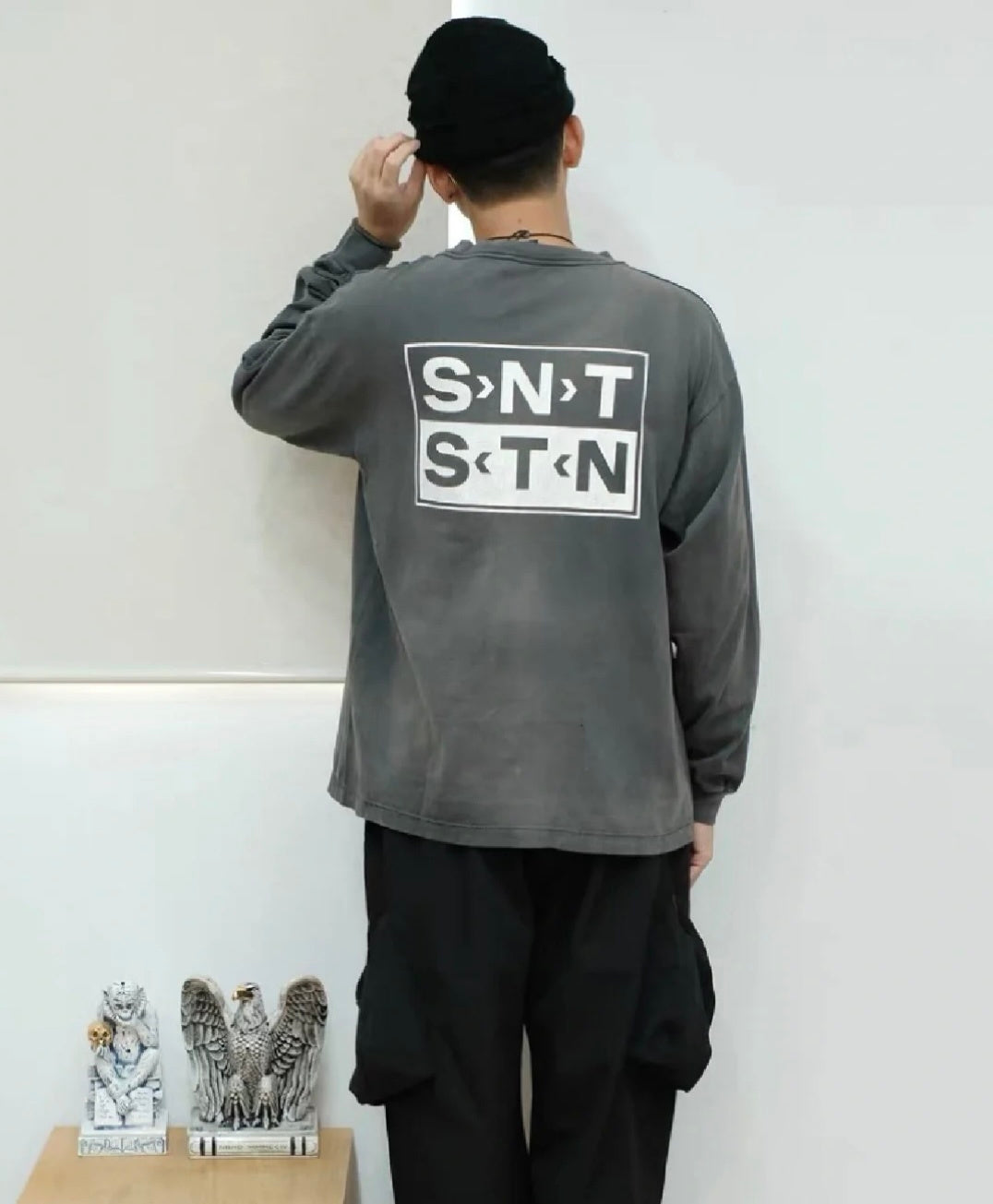 Saint Michael Saint Logo Vintage Washed Long Sleeve