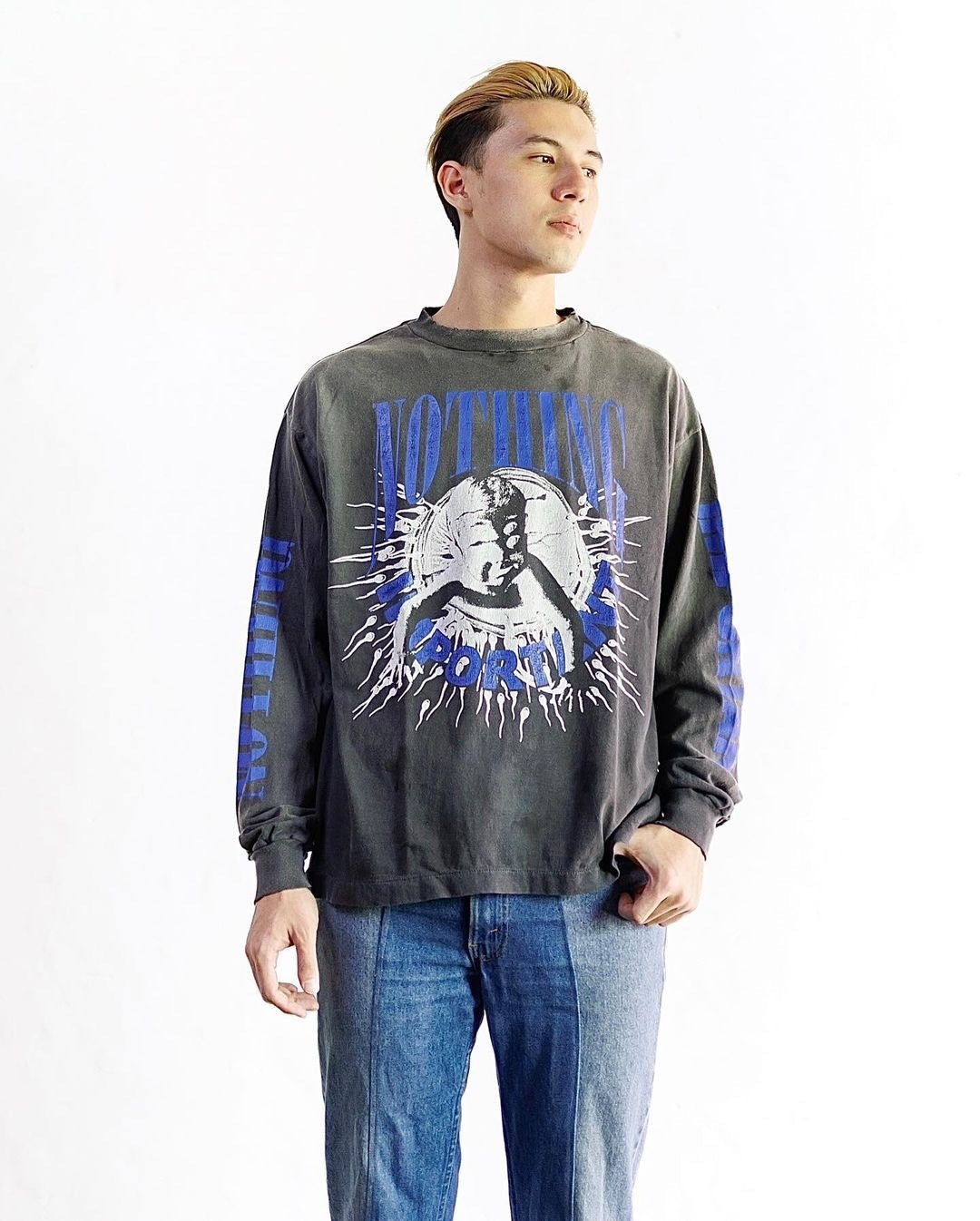 Saint Michael Nothing Important Vintage Long Sleeve