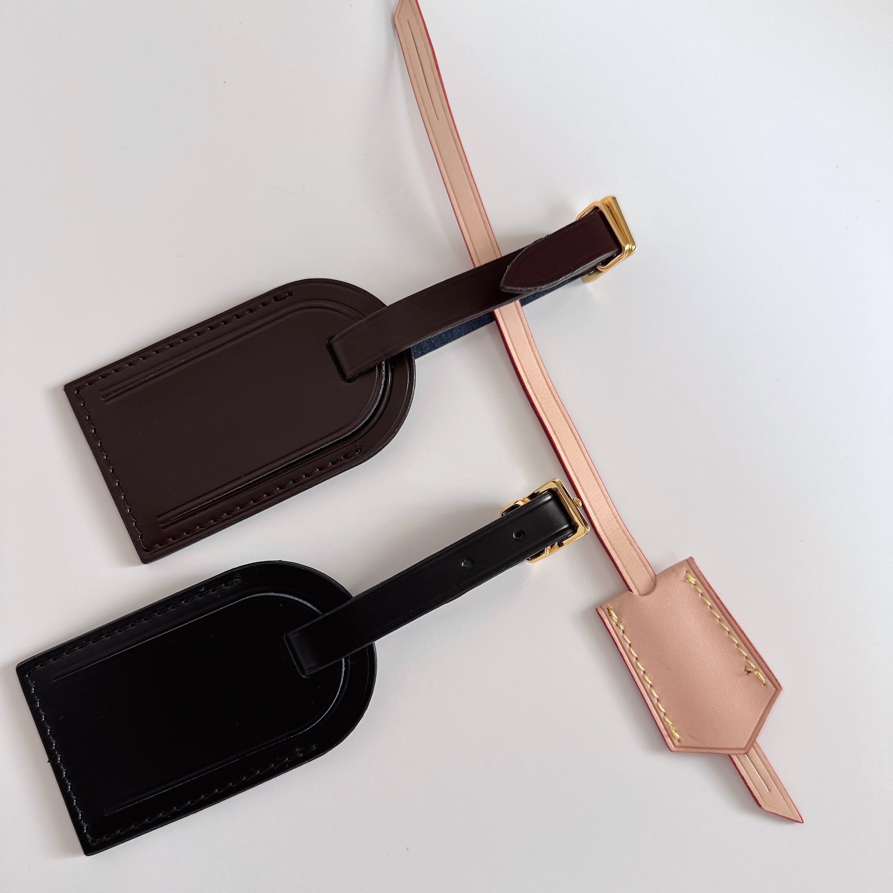 Bow Leather Luggage Tag and Clochette Replacement