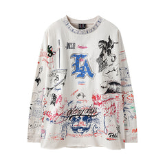 Saint Michael LA Graffiti Vintage Washed Long Sleeve