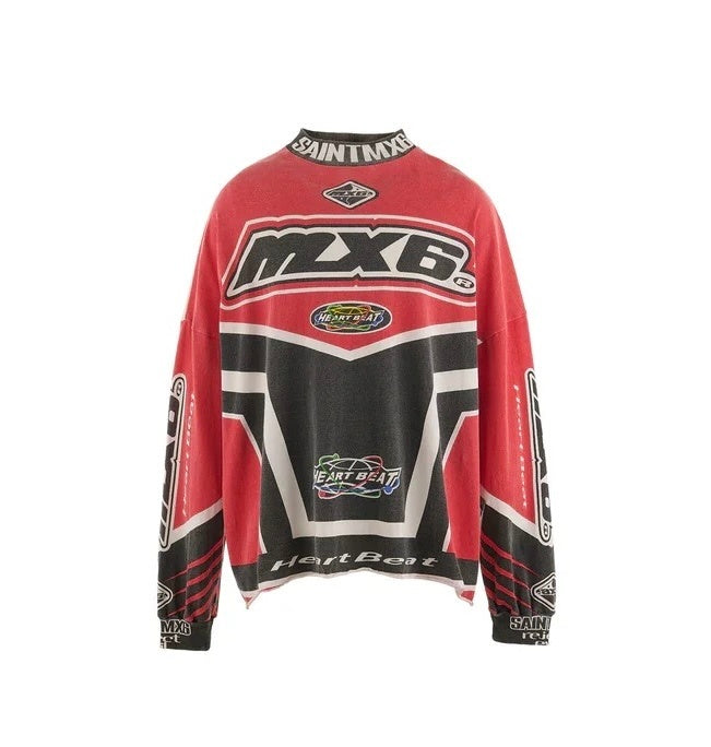 Saint Michael MX6 Motocross Racing Vintage Long Sleeve
