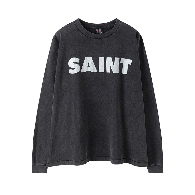 Saint Michael Saint Logo Vintage Washed Long Sleeve
