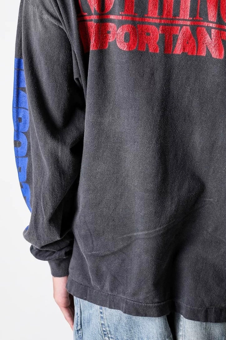 Saint Michael Nothing Important Vintage Long Sleeve