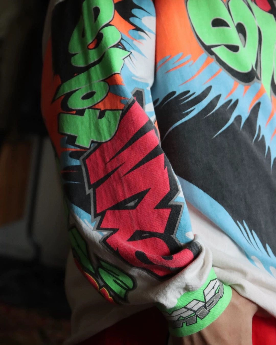 Saint Michael Saint Force Graffiti Vintage Washed Long Sleeve