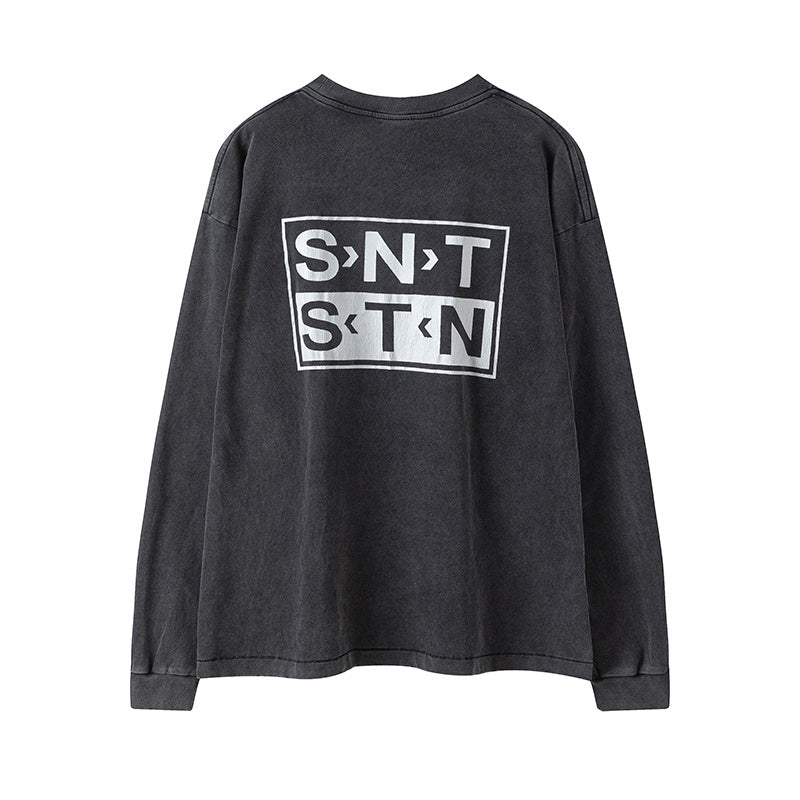 Saint Michael Saint Logo Vintage Washed Long Sleeve