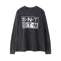 Saint Michael Saint Logo Vintage Washed Long Sleeve