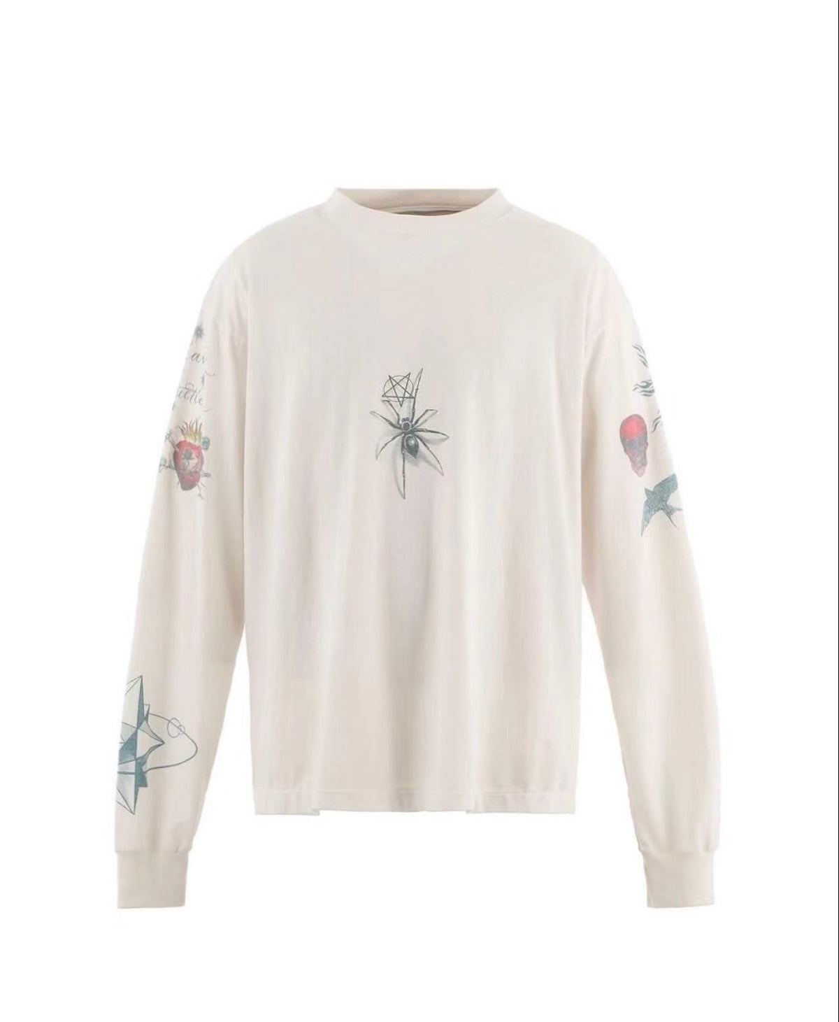 Saint Michael Tattoo Art Vintage Long Sleeve